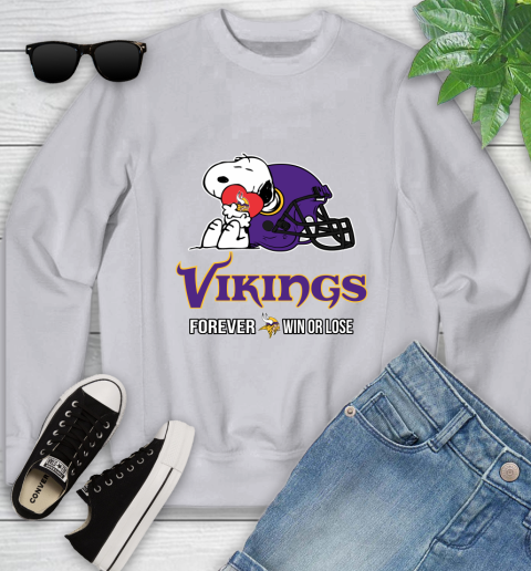 NFL The Peanuts Movie Snoopy Forever Win Or Lose Football Minnesota Vikings 118