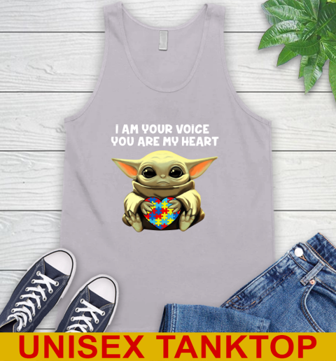 I Am Your Voice You Are My Heart Baby Yoda Autism Awareness Shirt 69
