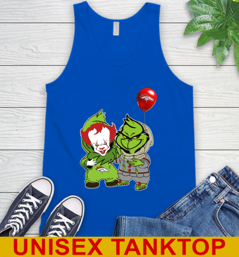 Denver Broncos Baby Pennywise Grinch Christmas NFL Football Tank Top 5