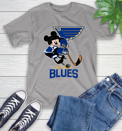 NHL St.Louis Blues Mickey Mouse Disney Hockey T Shirt T-Shirt 18