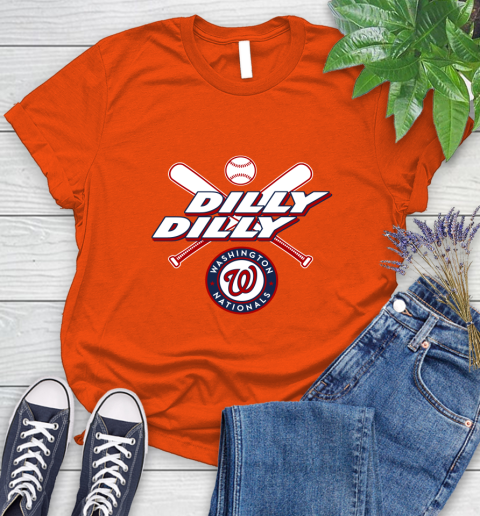 MLB Washington Nationals Dilly Dilly Baseball Sports Women's T-Shirt 4