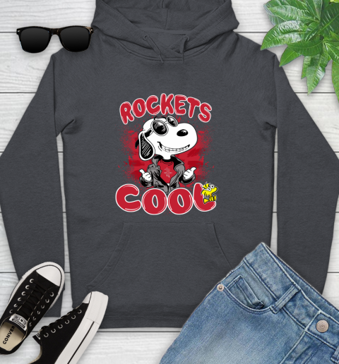 NBA Basketball Houston Rockets Cool Snoopy Shirt Youth Hoodie 8