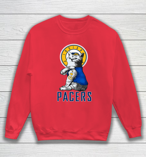 NBA Basketball My Cat Loves Indiana Pacers Sweatshirt 7