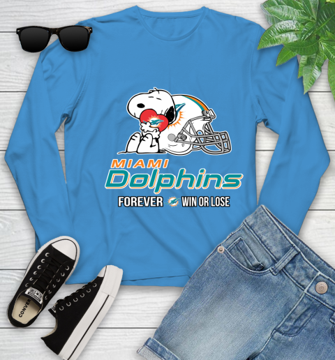 NFL The Peanuts Movie Snoopy Forever Win Or Lose Football Miami Dolphins 131