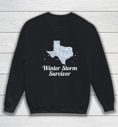 I Survived Winter Storm Texas 202 Sweatshirt