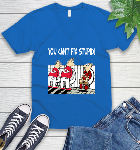 You Can't Fix Stupid Funny Kansas City Chiefs NFL Shirts 50