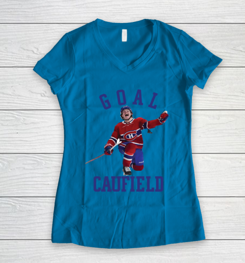 Goal Caufield Shirt Canadiens Women's V-Neck T-Shirt 4