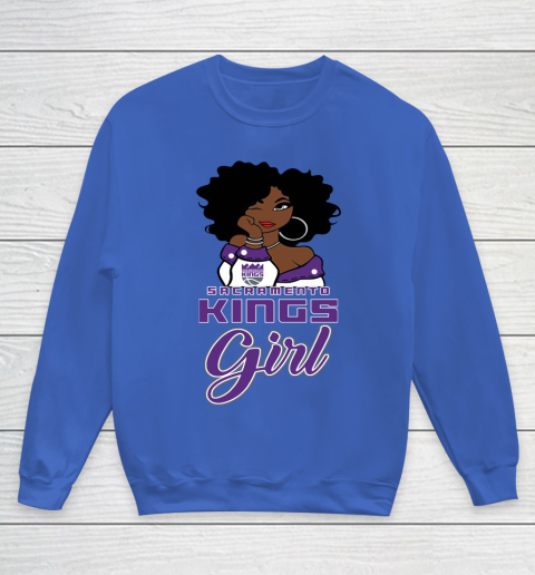 Sacramento Kings Girl NBA Youth Sweatshirt 8