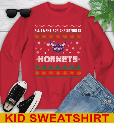 NBA Basketball All I Want For Christmas Is Charlotte Hornets 115