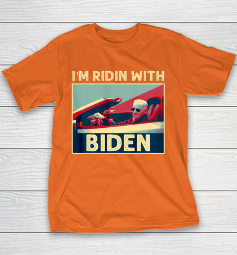 I'm Riding With Joe Biden Youth T-Shirt 4