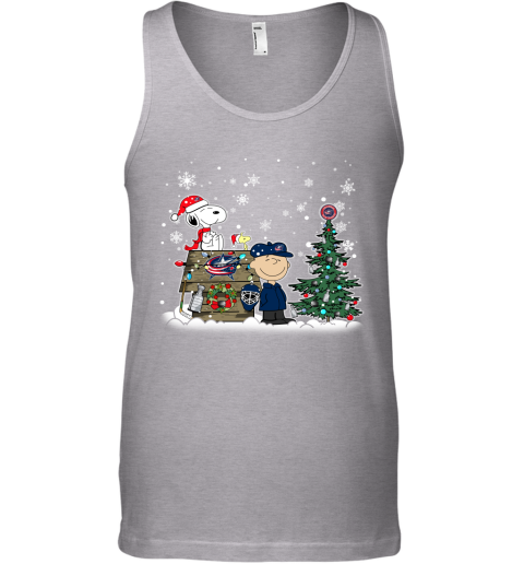 NHL Columbus Blue Jackets Snoopy Charlie Brown Woodstock Christmas Stanley Cup Hockey T Shirt DN9DtLwroJI unisex tank 17 95 151514 front sport grey