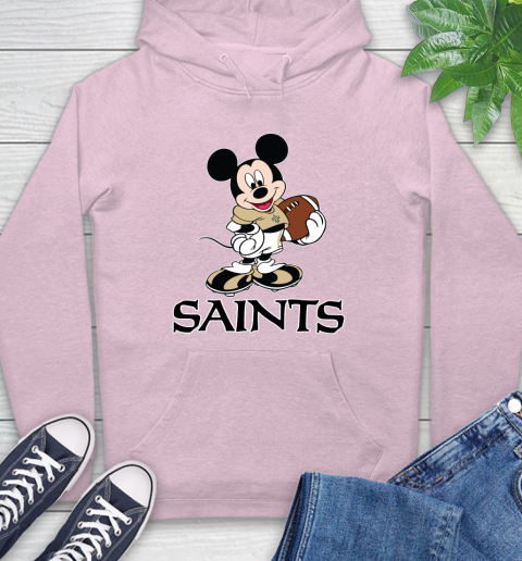 NFL Football New Orleans Saints Cheerful Mickey Mouse Shirt Hoodie 10