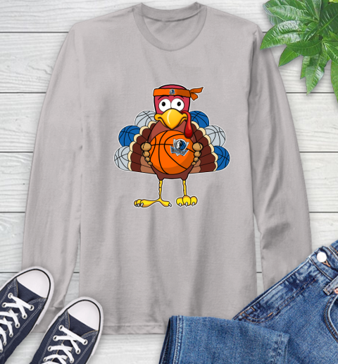 Dallas Mavericks Turkey thanksgiving day Long Sleeve T-Shirt 12