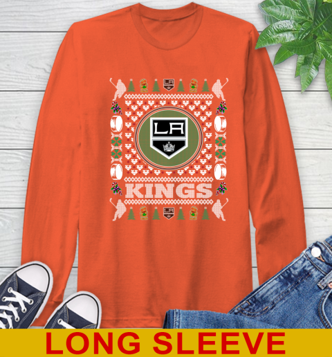 Los Angeles Kings Merry Christmas NHL Hockey Loyal Fan Long Sleeve T-Shirt 4