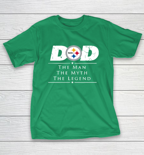 Pittsburgh Steelers NFL Football Dad The Man The Myth The Legend T-Shirt 5