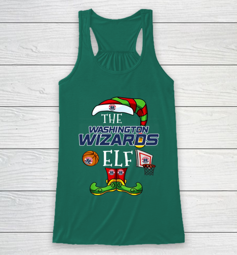 Washington Wizards Christmas ELF Funny NBA Racerback Tank 5