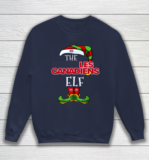 Montreal Canadiens Christmas ELF Funny NHL Sweatshirt 2