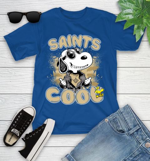 NFL Football New Orleans Saints Cool Snoopy Shirt Youth T-Shirt 10