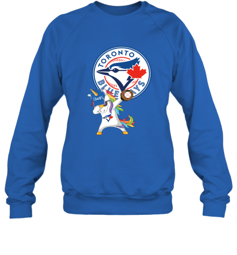 Hip Hop Dabbing Unicorn Flippin Love Toronto Blue Jays Sweatshirt