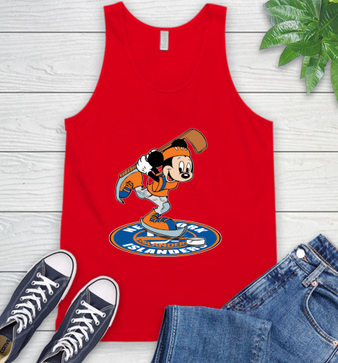 NHL Hockey New York Islanders Cheerful Mickey Disney Shirt Tank Top 6