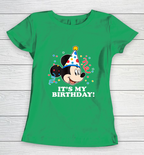 Disney Mickey Mouse Its My Birthday Women's T-Shirt 5