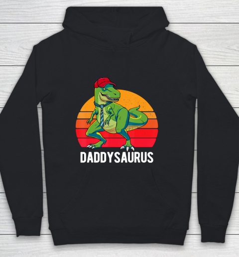 Father gift shirt Daddysaurus Shirt Fathers Day Gifts T Rex Daddy Saurus Men T Shirt Youth Hoodie