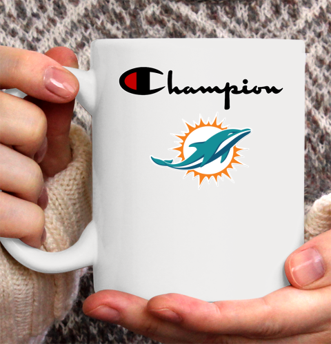NFL Football Miami Dolphins Champion Shirt Ceramic Mug 11oz