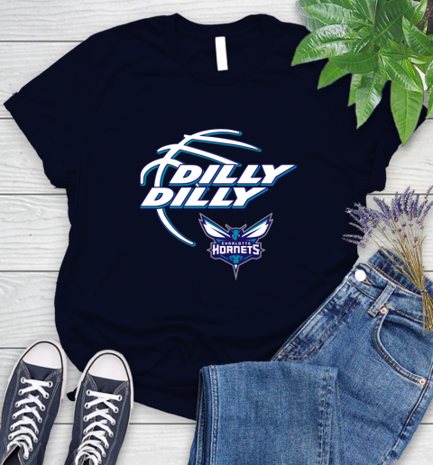 NBA Charlotte Hornets Dilly Dilly Basketball Sports Women's T-Shirt 3
