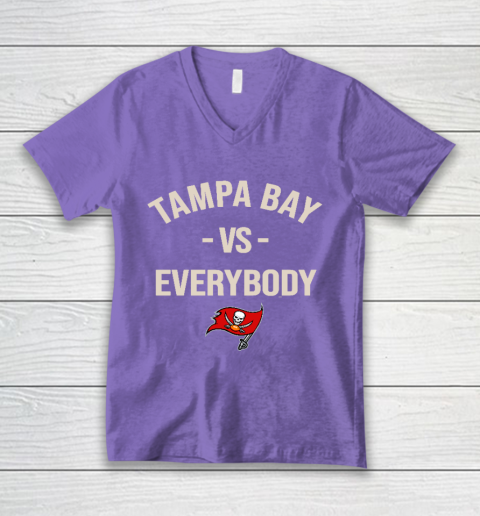Tampa Bay Buccaneers Vs Everybody V-Neck T-Shirt 8