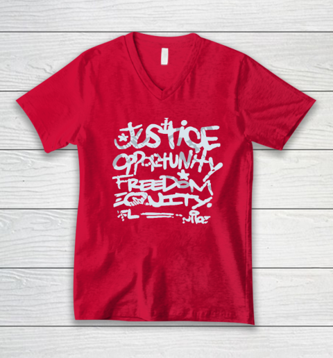 Mike Tomlin Justice V-Neck T-Shirt 5