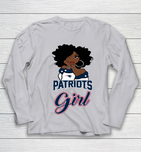 New England Patriots Girl NFL Youth Long Sleeve 5