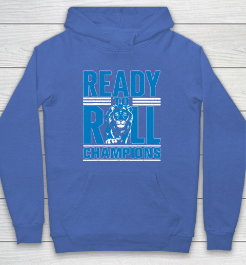 Detroit Ready To Roll Funny Lion Graphic Hoodie 5