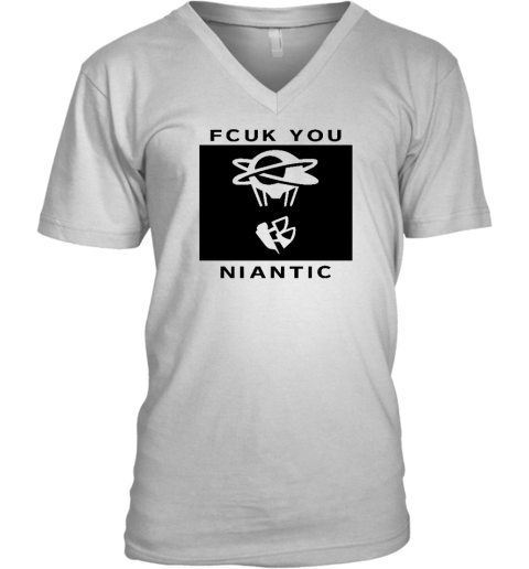 Fcuk You Niantic V-Neck T-Shirt - Topshirtpro