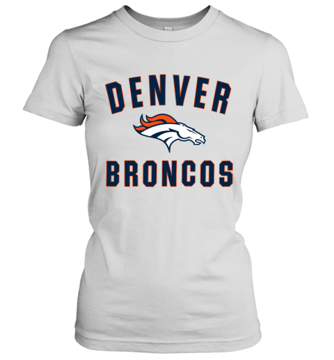 Denver Broncos NFL Line Gray Victory Women's T-Shirt