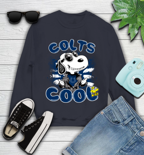 NFL Football Indianapolis Colts Cool Snoopy Shirt Youth Sweatshirt 2