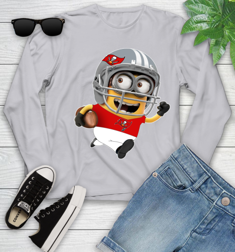 NFL Tampa Bay Buccaneers Minions Disney Football Sports Youth Long Sleeve 5