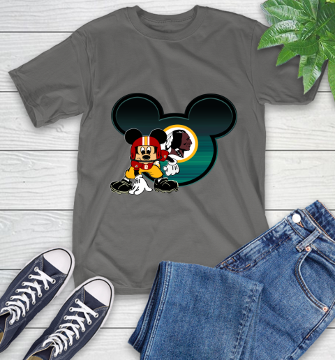 NFL Washington Redskins Mickey Mouse Disney Football T Shirt T-Shirt 9