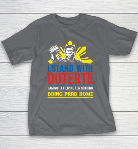 Support Duterte – Stand with Duterte Against ICC Charges Youth T-Shirt 5