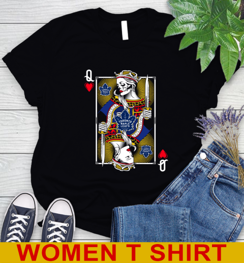 NHL Hockey Toronto Maple Leafs The Queen Of Hearts Card Shirt Women's T-Shirt