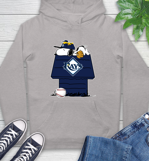 MLB Tampa Bay Rays Snoopy Woodstock The Peanuts Movie Baseball T Shirt Hoodie 12