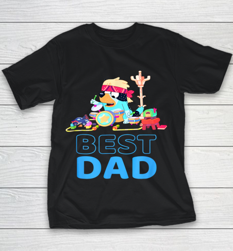 Fathers Blueys Dad Love Best Dad Gifts Youth T-Shirt