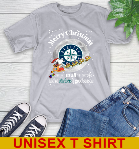 Seattle Mariners Merry Christmas To All And To Mariners A Good Season MLB Baseball Sports T-Shirt 5