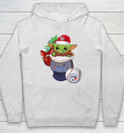 Toronto Blue Jays Christmas Baby Yoda Star Wars Funny Happy MLB Hoodie
