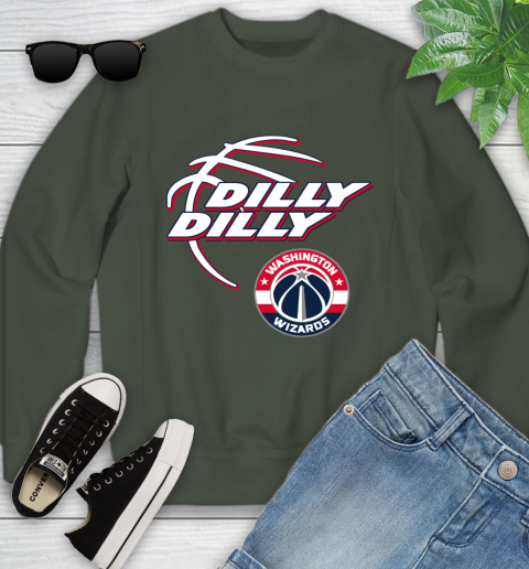 NBA Washington Wizards Dilly Dilly Basketball Sports Youth Sweatshirt 10