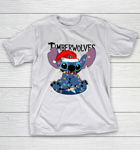 Minnesota Timberwolves NBA noel stitch Basketball Christmas T-Shirt 9
