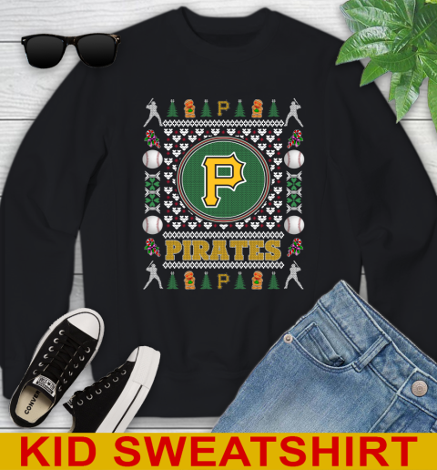 Pittsburgh Pirates Merry Christmas MLB Baseball Loyal Fan Youth Sweatshirt