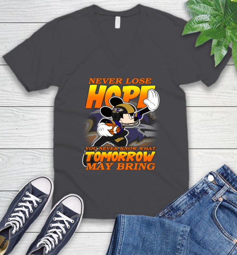 Buffalo Bills NFL Football Mickey Disney Never Lose Hope (2) V-Neck T-Shirt 5 Buffalo Bills NFL Football Mickey Disney Never Lose Hope (2) V-Neck T-Shirt - Image 5