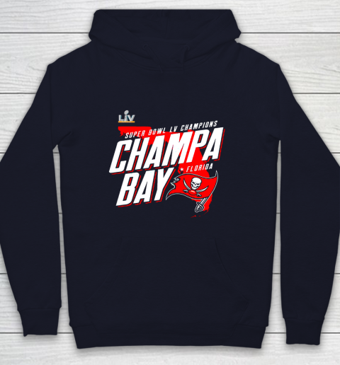 Champa Bay Tampa Bay Buccaneers Super Bowl LV Champions Youth Hoodie 2