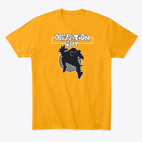 zliz operation ivy classic t shirt 2 front gold