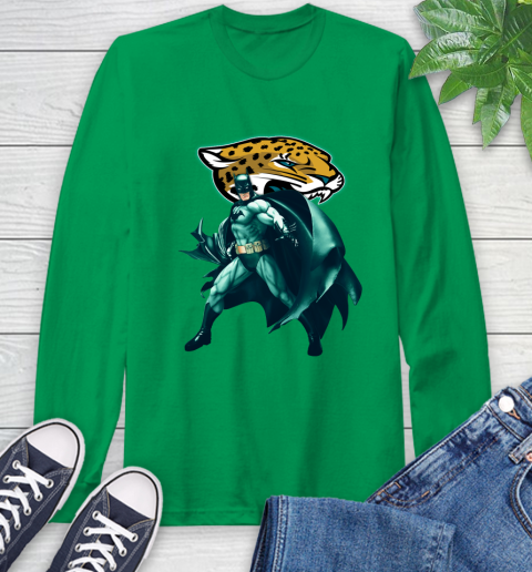 NFL Batman Football Sports Jacksonville Jaguars Long Sleeve T-Shirt 7